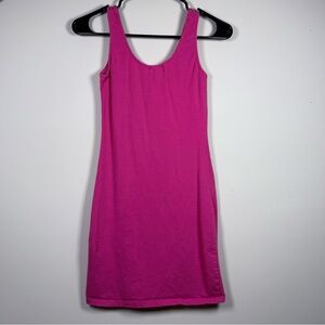 Fuchsia Tank Top Mini Dress